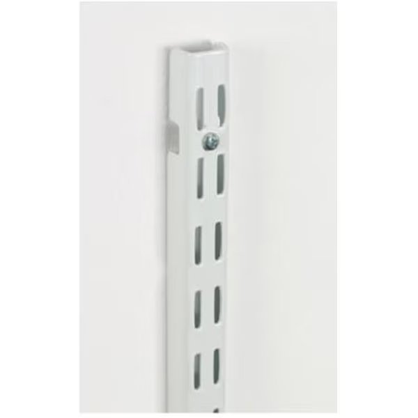 281200 84 in. Heavy Duty Wall Standard Shelf Track; White, Perfectpillows, Mfr#: PE138666
